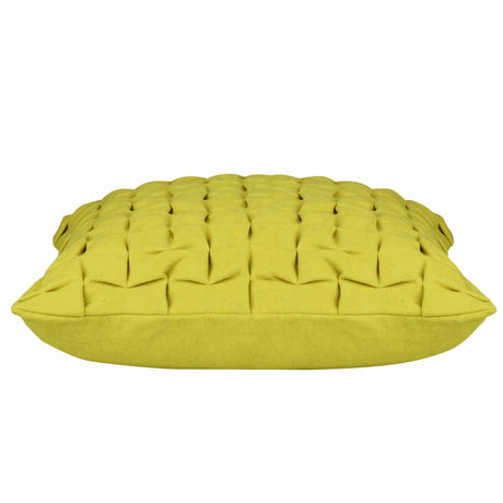 Flux Mustard Yellow 3D Textured Cushion Cover — Allure Home Collections