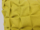 Flux Mustard Yellow 3D Textured Cushion Cover — Allure Home Collections