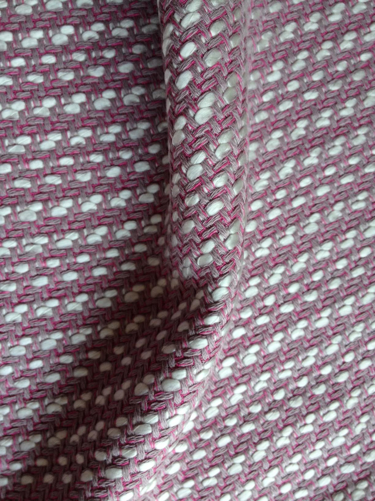 Fern Rose Soft Pink and White Cushion Cover — Made in Europe 50 x 50cm — Allure Home Collections
