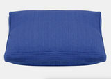 Classic Sky Blue Box-Sided Cushion Cover — Large 56 x 56cm Chair Pad — Allure Home Collections