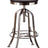 Industrial wooden swivel bar stool at kitchen counter — Allure Home Collections