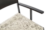 Elegant Black Metal Dining Chairs - Set of 2