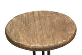 Industrial Black Rustic Swivel Bar Stool