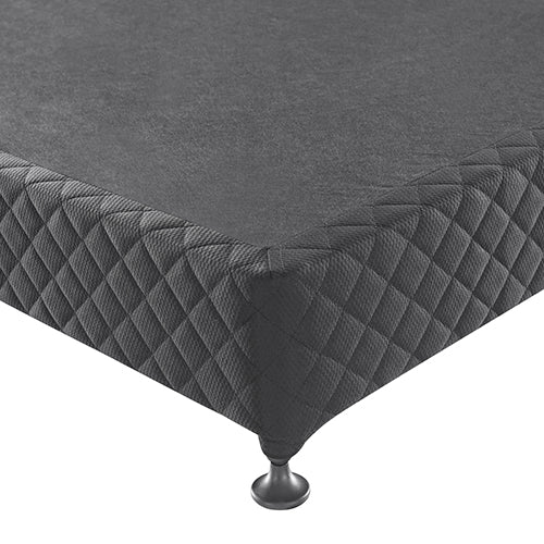 Assisi King Bed Base, Charcoal