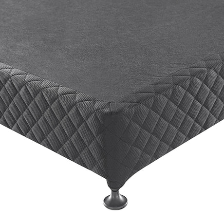 Assisi King Bed Base, Charcoal