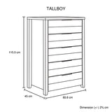 Elegant 4-Piece White Ash Bedroom Suite