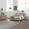 Taormina Oak King bedroom suite in a modern bedroom