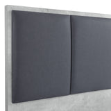 Soho 5 Piece Queen Bedroom Suite, Black and Cement, view 3