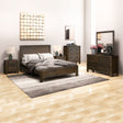 Cefalu Chocolate Double bedroom suite in a modern bedroom
