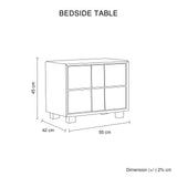 Bracciano Queen Bedroom Suite 4pcs with Tallboy