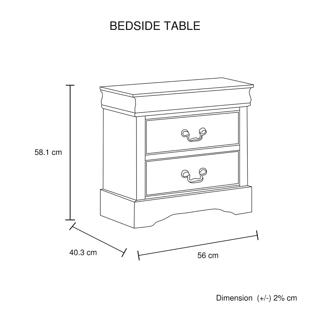 Spencer 4-Piece Grey Bedroom Furniture Set