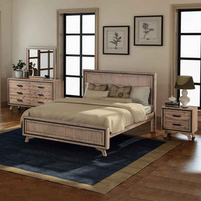 Merano 4 Piece Bedroom Suite King Acacia