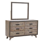 Elegant Acacia Wood King Size Bedroom Suite