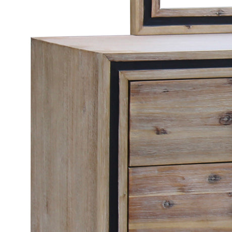 Merano 4 Piece Bedroom Suite King Acacia