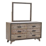 Seashore Queen Size Bedroom Suite in Silver