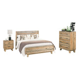 Elegant King Size Solid Wood Bedroom Suite