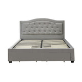 Emily Velvet Queen Bed Frame with Storage