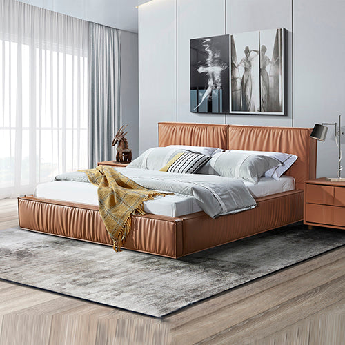 Louis Queen Bed Frame in PU Leather