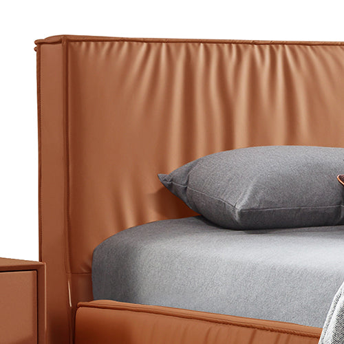 Louis Queen Bed Frame in PU Leather