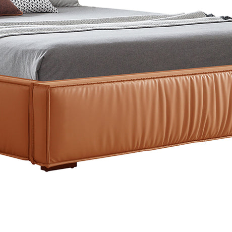 Louis Queen Bed Frame in PU Leather