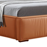 Louis Queen Bed Frame in PU Leather