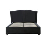 Roman Queen Velvet Bed Frame with Gas Lift