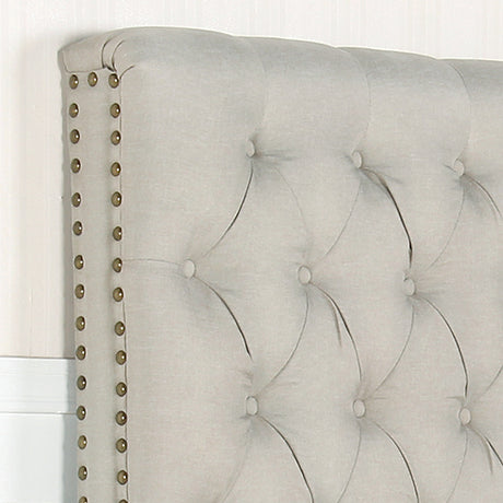 Talbingo French Provincial Bed Head, Beige King