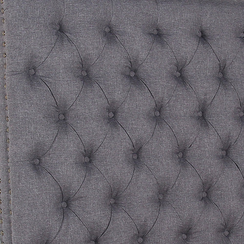 Talbingo French Provincial Bed Head, Charcoal Queen