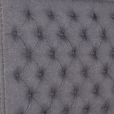 Talbingo French Provincial Bed Head, Charcoal Queen