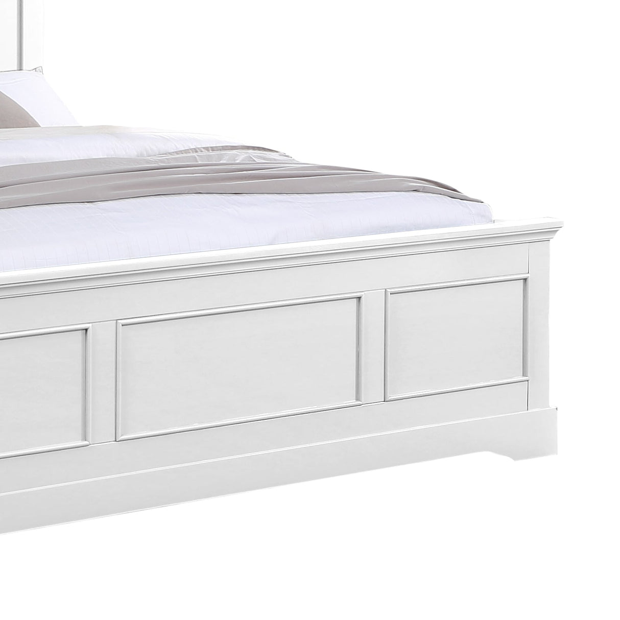Spencer Queen Bed Frame in White