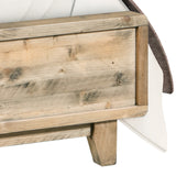 Subiaco King Bed Frame, Light Brown