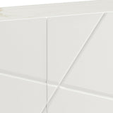 Winkie Buffet Sideboard, White and Gold