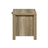 Cielo Bedside Table with 2 Drawers in Natural Wood-Like MDF Oak — Allure Home Collections