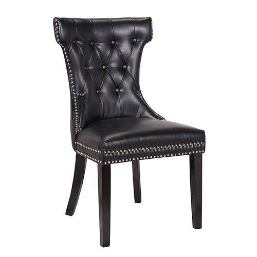 Batemans Bay Dining Chair, Black 2pcs