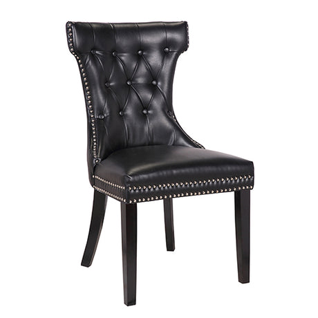 Batemans Bay Dining Chair, Black 2pcs