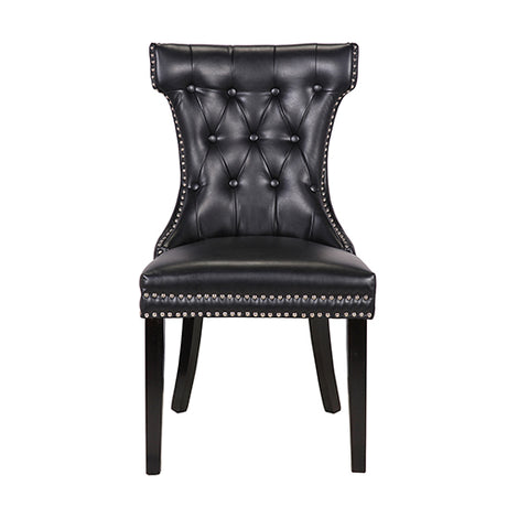 Batemans Bay Dining Chair, Black 2pcs