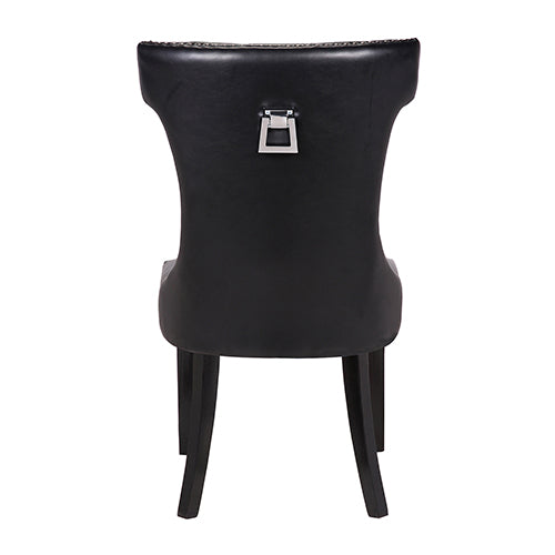 Batemans Bay Dining Chair, Black 2pcs