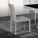 Elegant 7-Piece Black & White Dining Suite