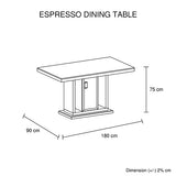Elegant 7-Piece Black & White Dining Suite