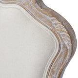 Elegant Oak Wood White Washed Dining Set