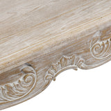 White Washed Oak Wood Dining Armchair Set
