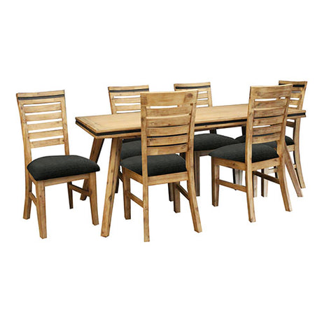 Nairne 7 Piece Dining Set Acacia
