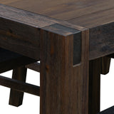 Chocolate Solid Acacia Wooden Dining Table 180cm