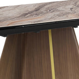 Extendable Ceramic & Glass Dining Table