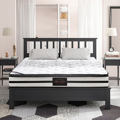 Medium euro top pocket spring mattress, 31cm king