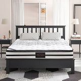 Medium Euro top memory foam pocket spring mattress, 31cm queen