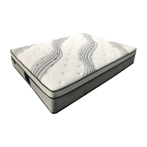 Soft 6 zone gel memory foam euro top pocket spring mattress, 30cm Queen