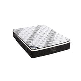 Medium firm latex euro top pocket spring mattress, 33cm queen