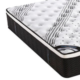 Medium firm latex euro top pocket spring mattress, 33cm queen
