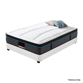 Soft 6 zone memory foam pocket spring mattress with Coolmax cover, 30cm Queen